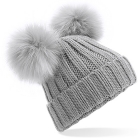 Double Pom Pom Beanie
