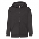 FOTL Zipped Hooded Sweatshirt (Black)
