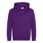 JH Zipped Hooded Sweatshirt (Purple)